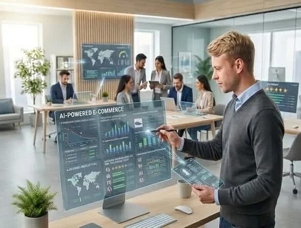 Image article IA et E-commerce back-office