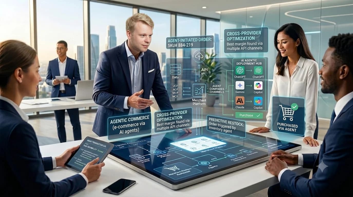 Image article Commerce agentique : que faire pour s'adapter ? Comment permettre les transactions directement depuis les IA ?